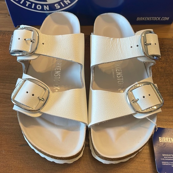 Birkenstock Arizona Big Buckle White - Picture 2 of 5